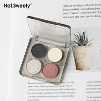 High Grade Pigment 9 Colors Silver Palette